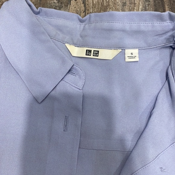 Lavender Tshirt Button Up - Picture 2 of 2